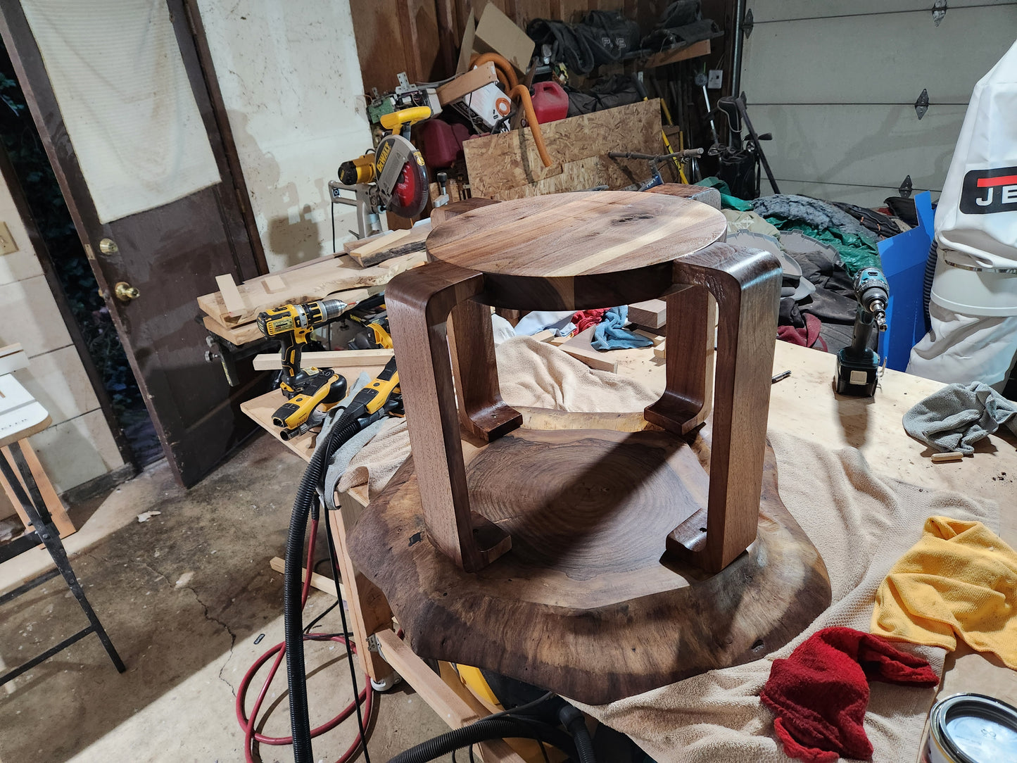Walnut coffee table