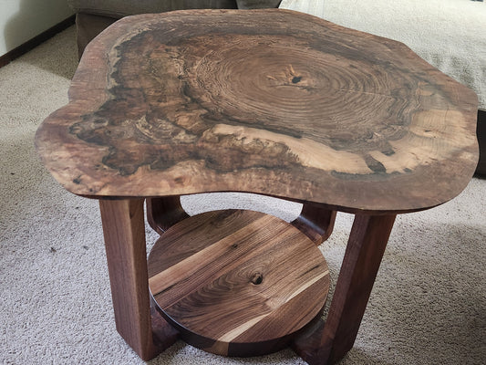 Walnut coffee table