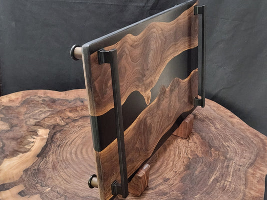 hand crafted wooden serving tray/charcuterie board