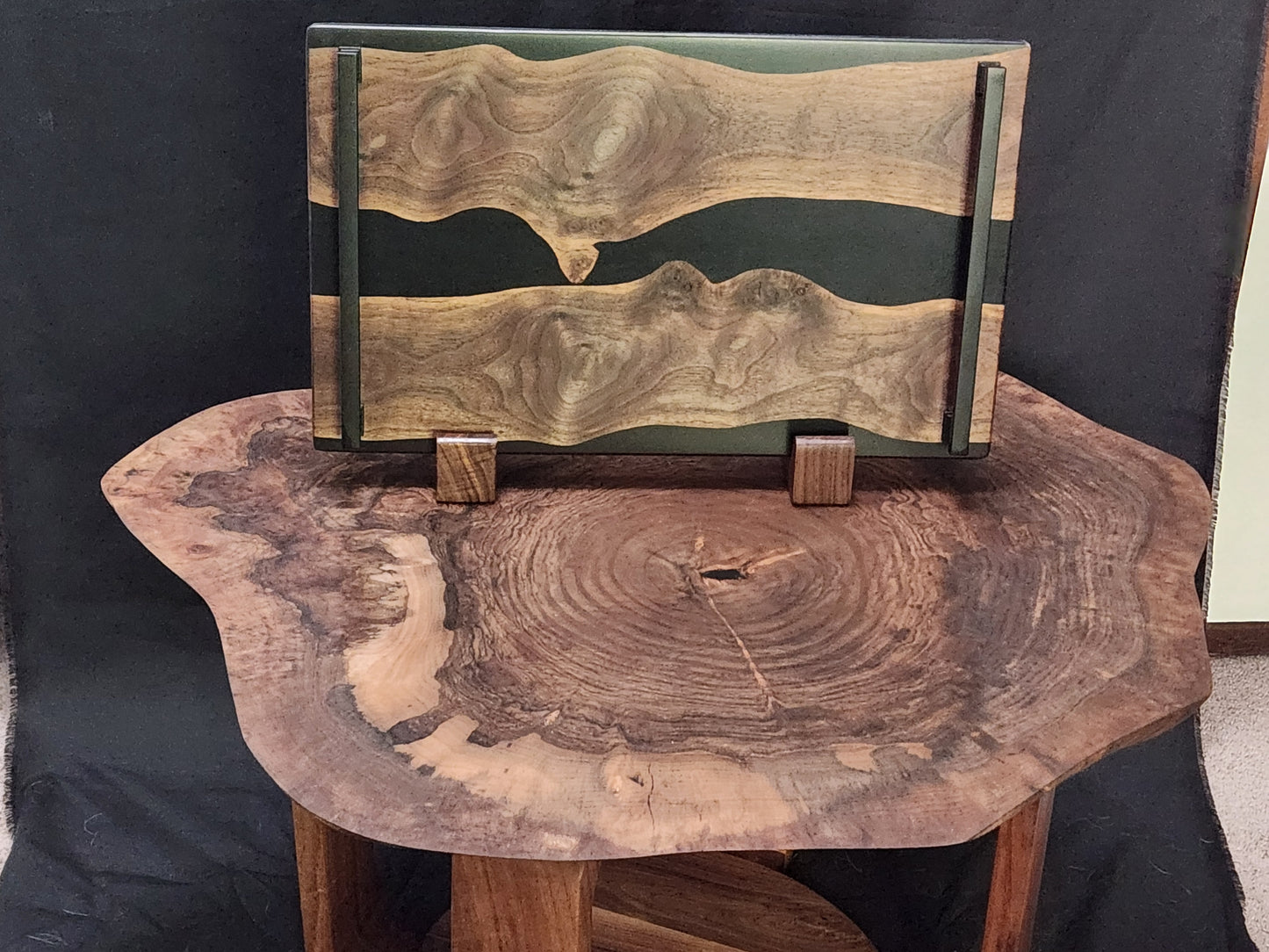 hand crafted wooden serving tray/charcuterie board